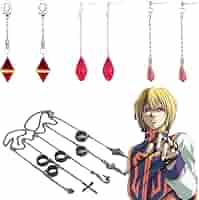 ハンターハンター クラピカ アクセサリー 3点セット イヤリング 指輪 41uzQ+xlGpL._AC_.jpg